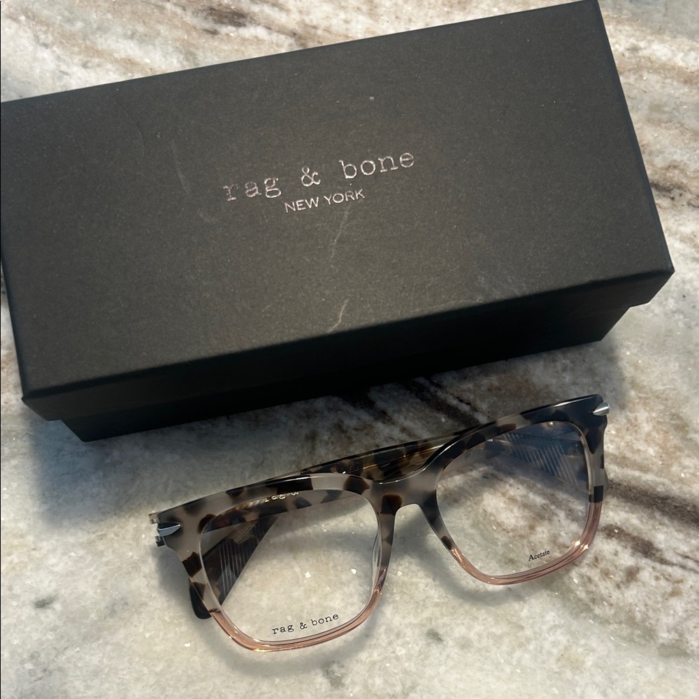Rag & Bone Tortoise and Pink Ombré Shell Eyewear